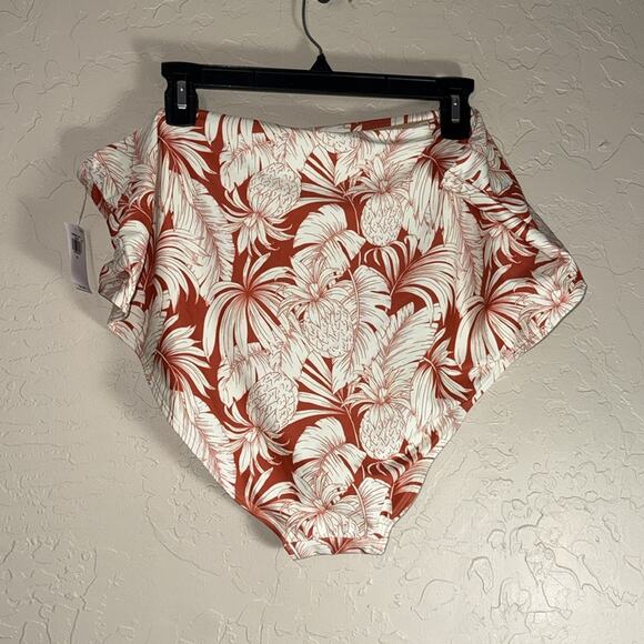 Old navy plus size pineapple tropical print bikini NWT 4x top 3x bottoms - Picture 8 of 9